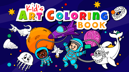 Kid's Art Coloring Book