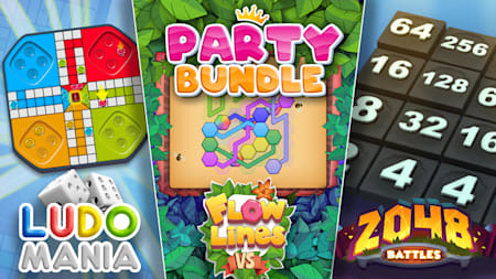 Party Bundle: Ludomania & Flowlines VS & 2048 Battles