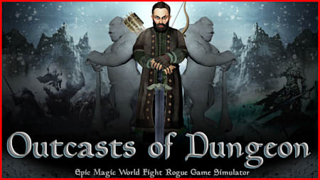 Outcasts of Dungeon: Epic Magic World Fight Rogue Game Simulator