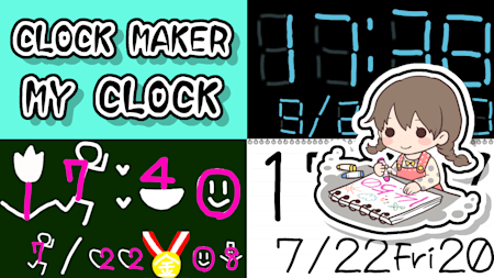 Clock Maker : My Clock - ver. digital (with timer)