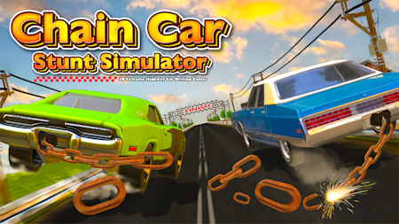 Chain Car Stunt Simulator - 3D Extreme Highway Car Driving Games