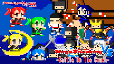 Pixel Game Maker Series Ninja Sneaking VS: Battle On The Couch
