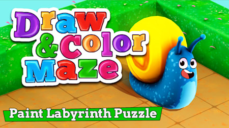 Draw & Color Maze: Paint Labyrinth Puzzle