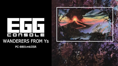 EGGCONSOLE WANDERERS FROM Ys PC-8801mkIISR