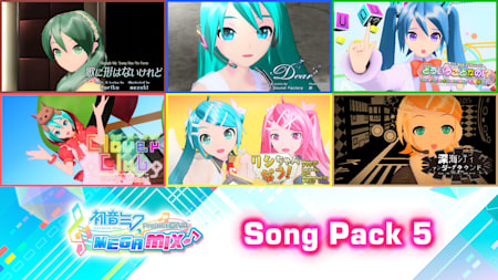 Hatsune Miku: Project DIVA Mega Mix Song Pack 5