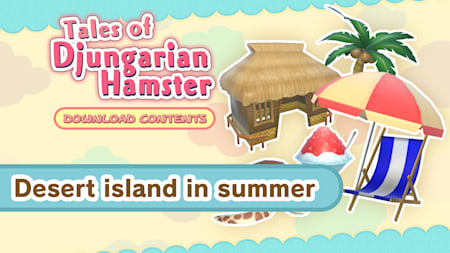 Desert island in summer