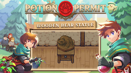 Potion Permit - Wooden Bear Statue