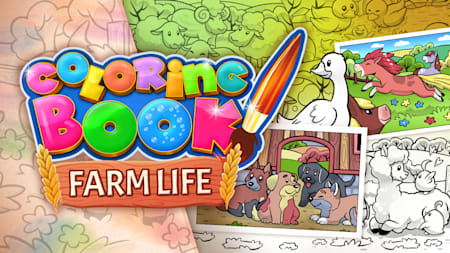 Coloring Book: Farm Life - 29 new drawings