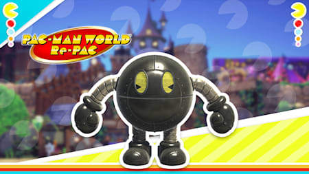 PAC-MAN WORLD Re-PAC Chrome Noir Chogokin skin