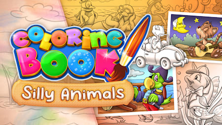 Coloring Book: Silly Animals - 29 new drawings