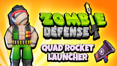 Zombie Defense: Quad Rocket Launcher