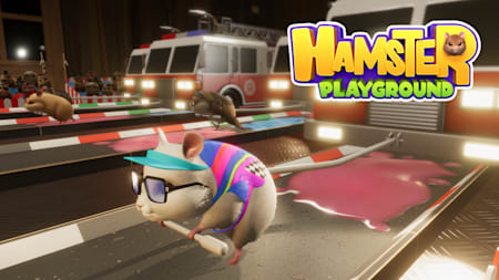 Hamster Playground - Vehicle Pull Game Mode