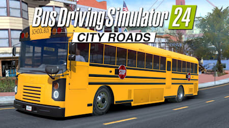 Bus Driving Simulator 24 - City Roads DLC School Bus