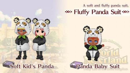 Fluffy Panda Suit