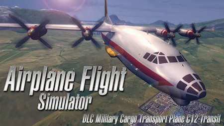 Airplane Flight Simulator DLC - Military Cargo Transport Plane C12-Transit