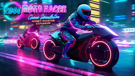 Moto Racer 2044 Game Simulator: Money Booster Expansion