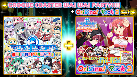 GROOVE COASTER WAI WAI PARTY!!!! + Original Pack 2 Set