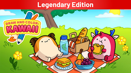 DRAW AND COLOR: KAWAII Legendary Edition