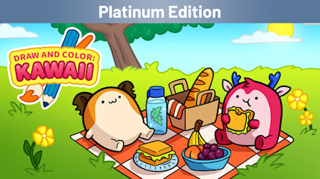 DRAW AND COLOR: KAWAII Platinum Edition