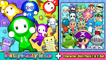 Party Party Time + Character Skin Pack 1 & 2 Set