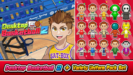 Desktop Basketball 2 + Variety Uniform Pack Set