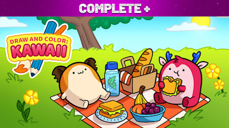 DRAW AND COLOR: KAWAII Complete +