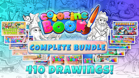 Coloring Book: Complete Bundle - 410 drawings