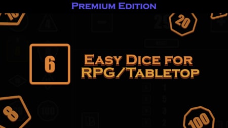 Easy Dice for RPG/Tabletop - Premium Edition