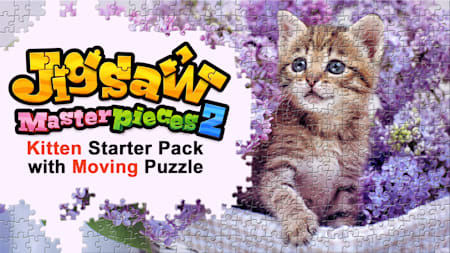 Jigsaw Masterpieces 2　Kitten Starter Pack with Moving Puzzle