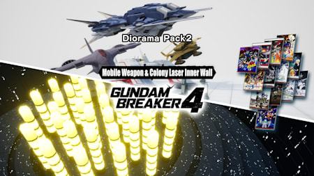 GUNDAM BREAKER 4 - Diorama Pack 2 - Mobile Weapon & Colony Laser Inner Wall