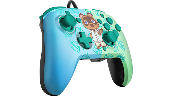 Faceoff Deluxe+ Audio Wired Controller: Animal Crossing Tom Nook