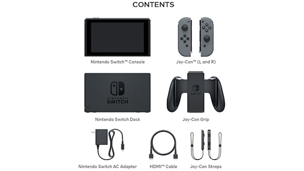 Nintendo Switch - Gray + Gray Joy-Con - REFURBISHED - Hardware 