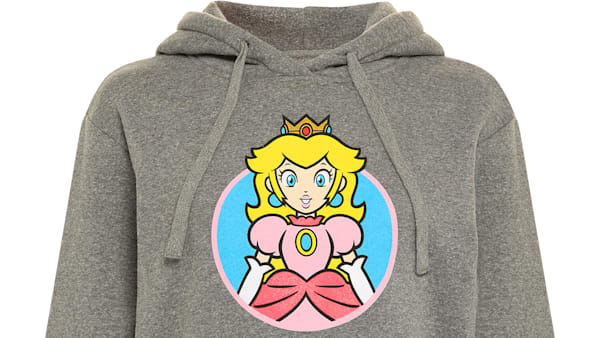 Mushroom Kingdom Collection Peach Pullover Hoodie Women s Cut M Nintendo Official Site for Canada