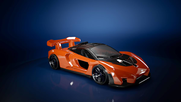 Hot wheels mclaren senna orange sales