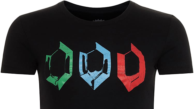 Style3 Hyrule Wappen Damen T-Shirt Link Gamer, Farbe:Rot, Größe