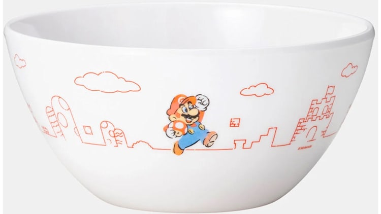 Stor Set Di 2 Posate Super Mario Per Bambini - Cucchiaio E Forchetta In PP, Licenza Ufficiale, 22 Cm