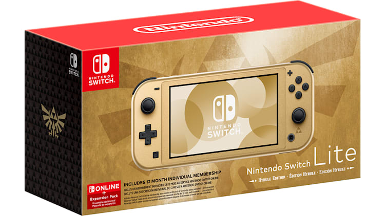 Nintendo Switch Lite: Hyrule Edition with Bonus Nintendo Switch