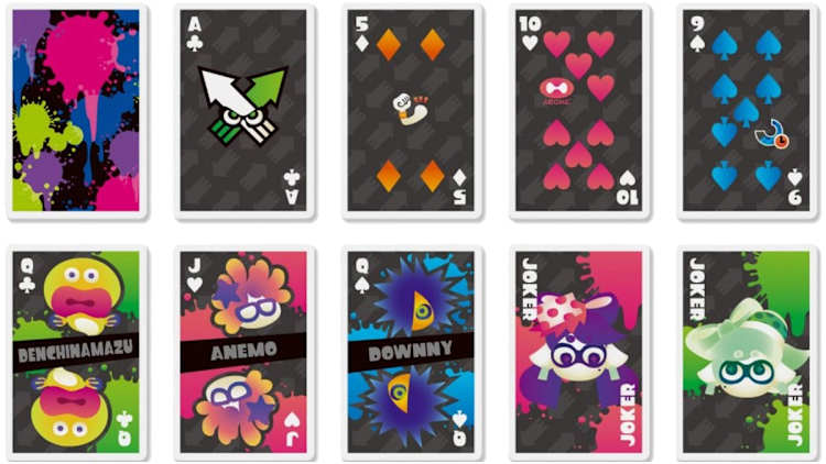 Playing Cards - Splatoon (Ink) - Nintendo Official Site