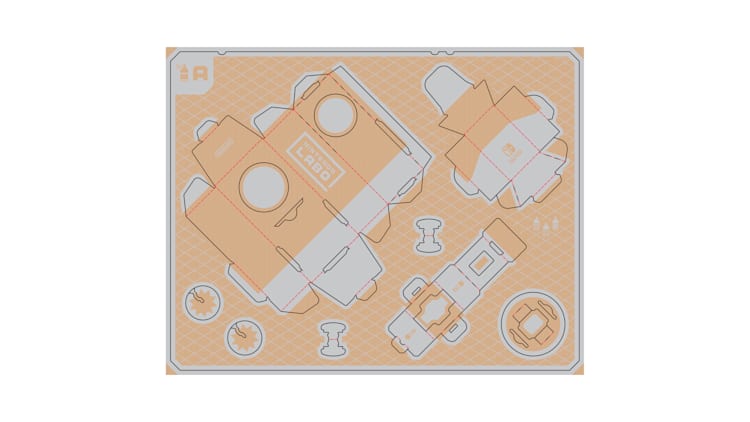 Nintendo Labo Vehicle Kit - Screen Stand, Spray Can Nintendo Labo Vehicle Kit - Screen Stand, Spray Can
