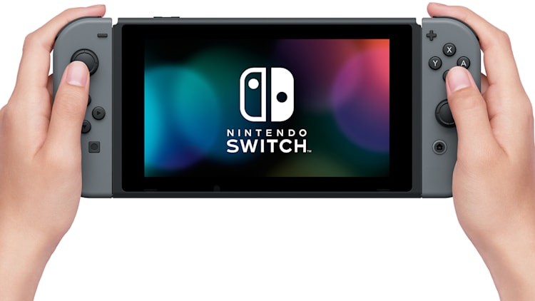 Nintendo Switch - Gray + Gray Joy-Con - REFURBISHED Nintendo Switch - Gray + Gray Joy-Con - REFURBISHED