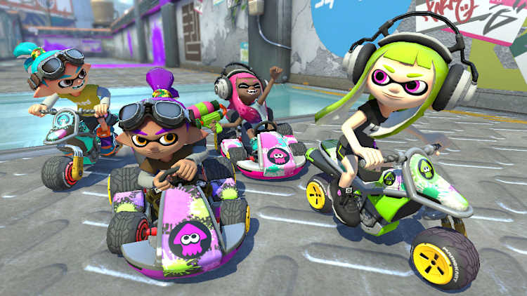 Nintendo Switch 本体 + Mario Kart 8 Deluxe Nintendo Switch w/ Gray Joy-Con + Mario Kart 8 Deluxe (Full