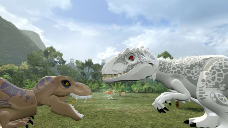 isla nublar lego jurassic world game switch