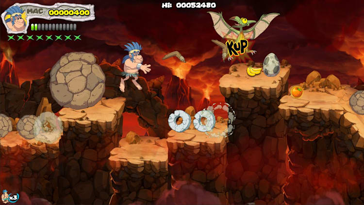 New Joe & and Mac Caveman Ninja スイッチ Amazon.com: New Joe and Mac: Caveman Ninja T-Rex Edition