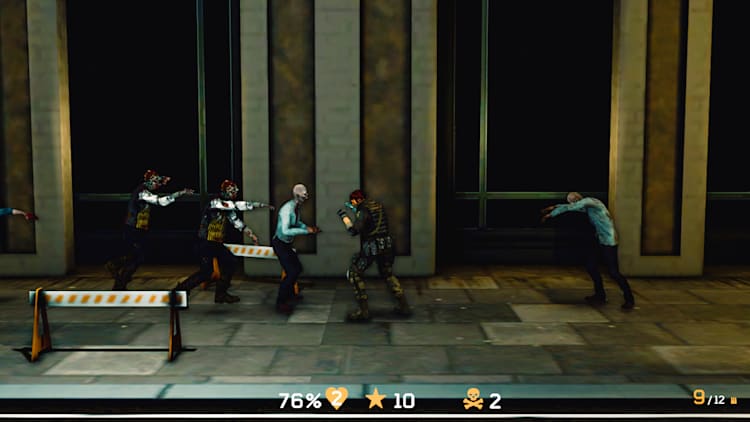 Z World Zombie Death War : Survival Platformer Game Left