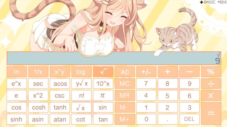 Sakura Neko Calculator for Nintendo Switch - Nintendo