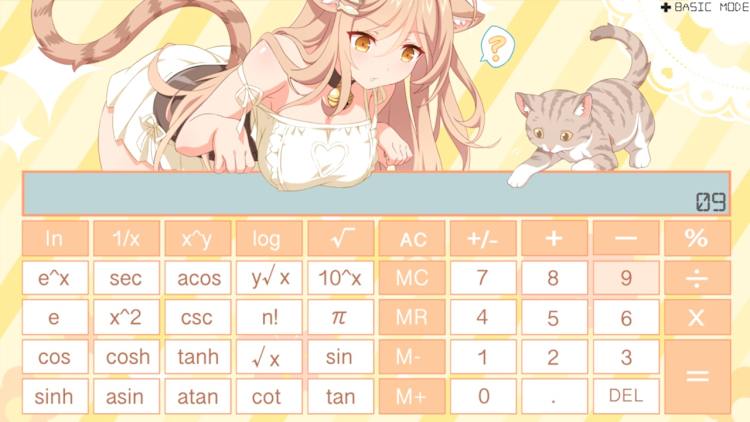 Sakura Neko Calculator for Nintendo Switch - Nintendo