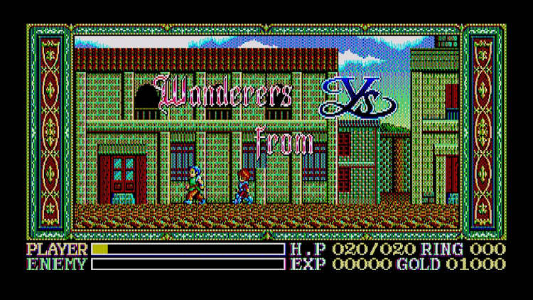 EGGCONSOLE WANDERERS FROM Ys PC-8801mkIISR for Nintendo