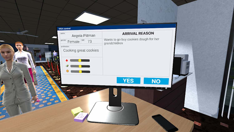 Visa Control: USA Border Simulator NSP, XCI ROM