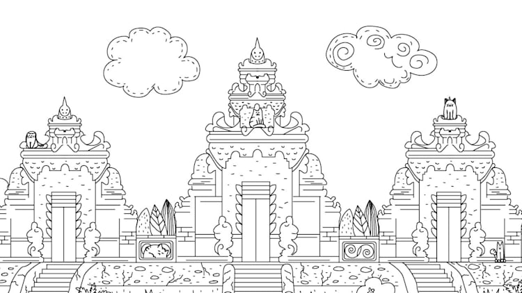 Cats Hidden in Bali NSP, XCI ROM
