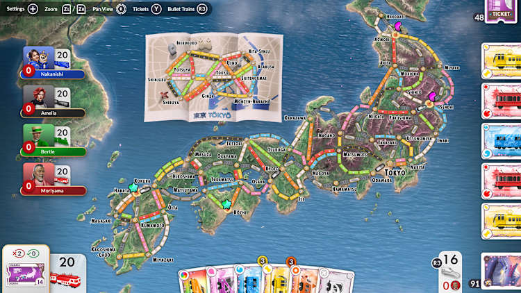 邦楽 SIXRIDE  TICKET TO RIDE Ticket to Ride: France-Old West Map 6 – Asmodee North America
